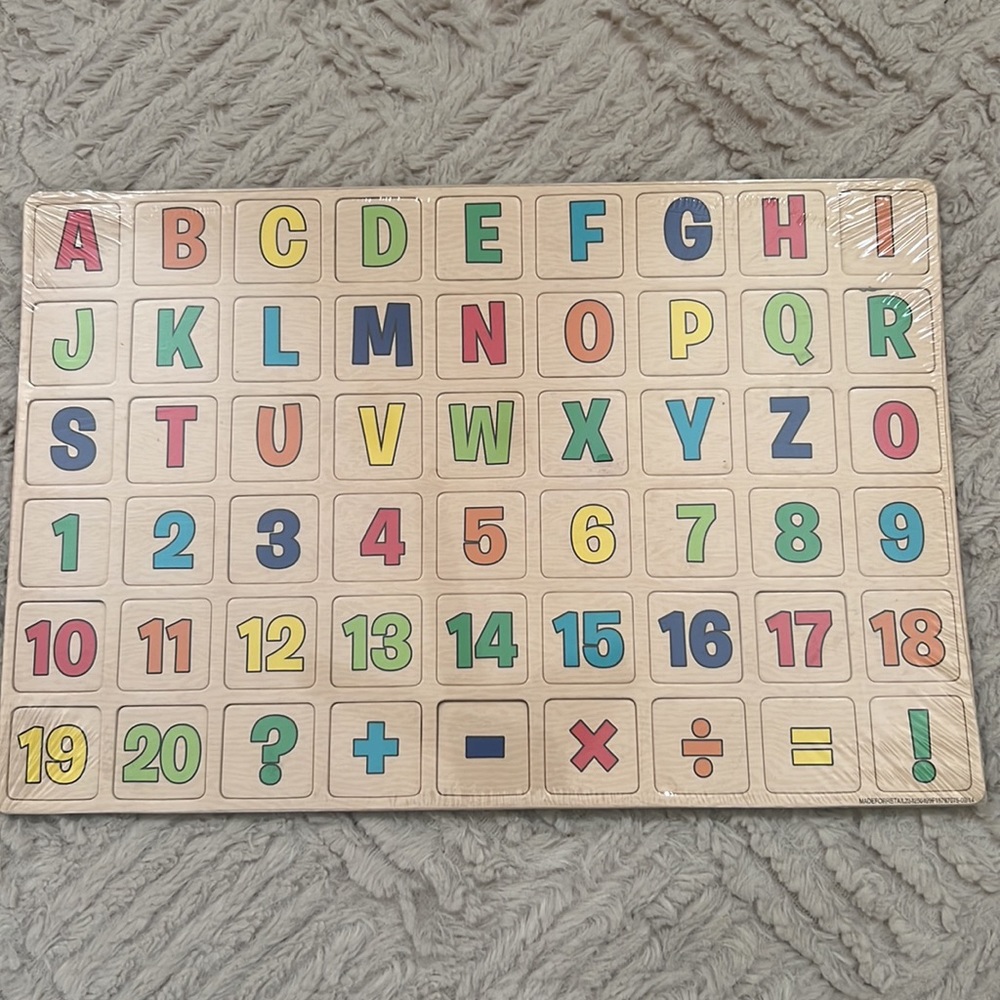 Number and Letter magnet set, 54 magnets 
New in sealed packaging - Picture 10 of 16